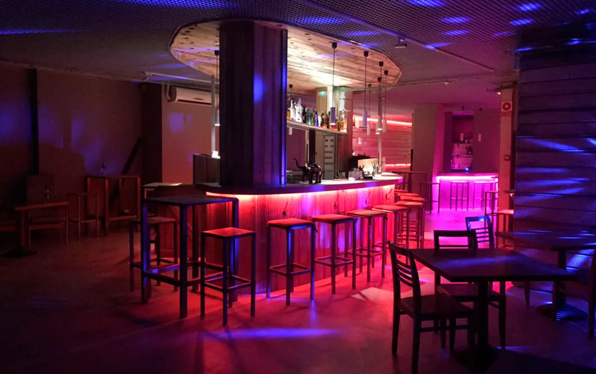 Pista de baile de una discoteca privada en Barcelona